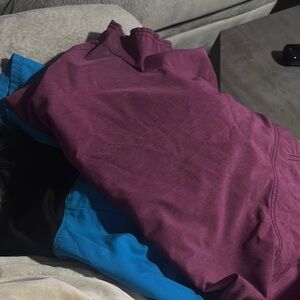 Purple and Blue Athletic Pants